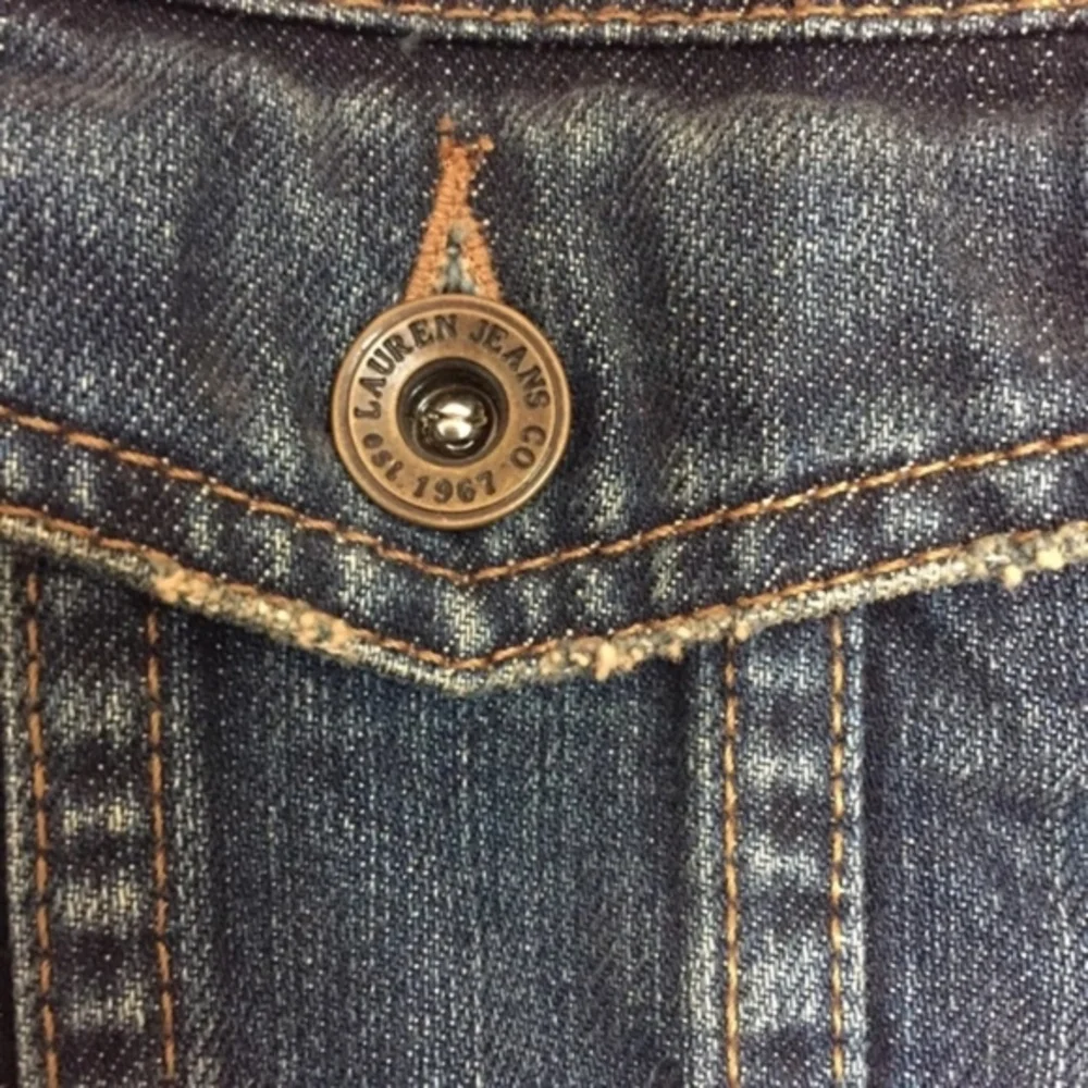 Ralph Lauren Premium denim‎ cropped jean jacket size small - Picture 2 of 6